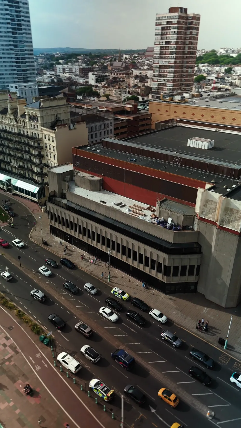 The Brighton Centre from the air