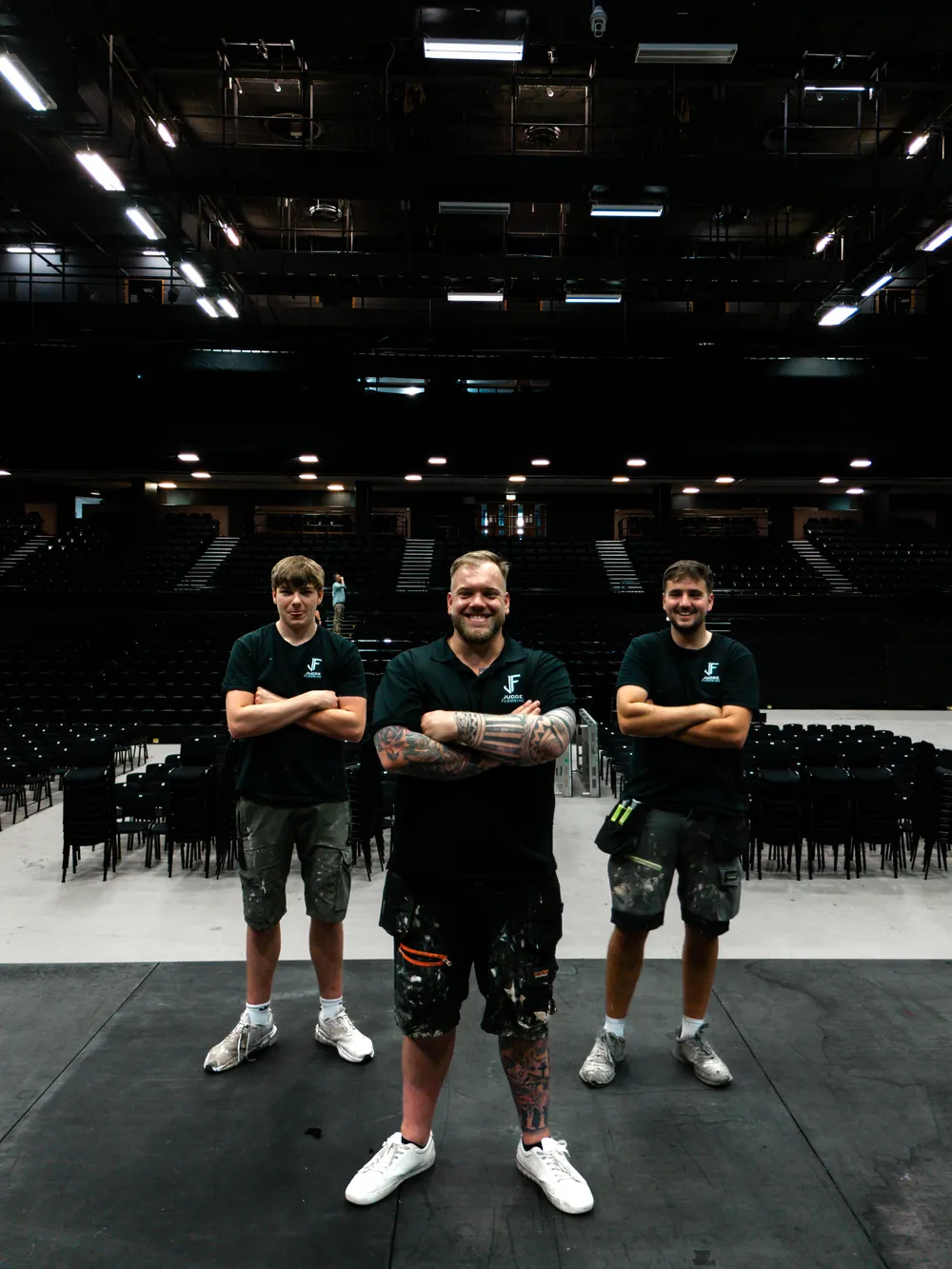 The team on site